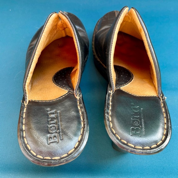 Born Loggia Black Women's Mule Clogs size 7/38 - Picture 16 of 16